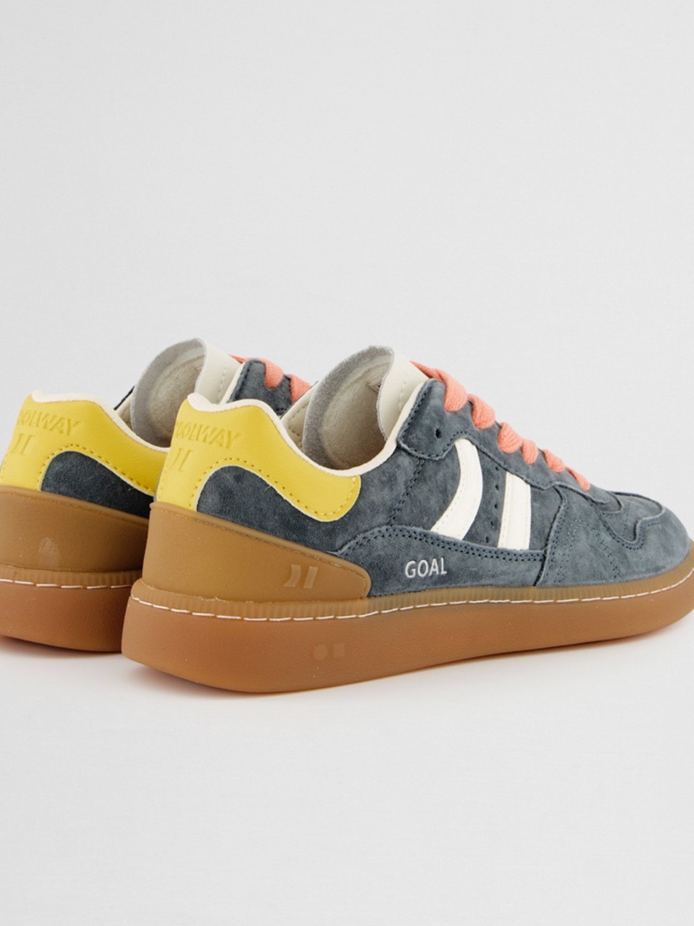 Coolway goal suede leather sneakers - Picture 2 of 7